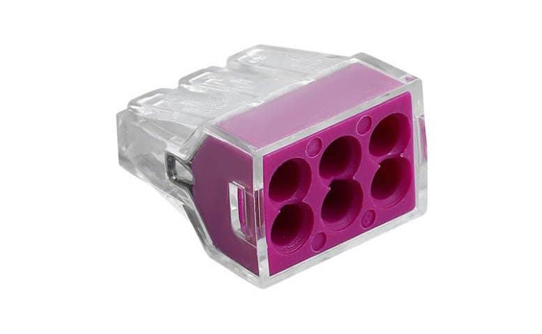 PCT-106 Push Wire Connector 6 Port Inline Terminal Block thumbnail 4