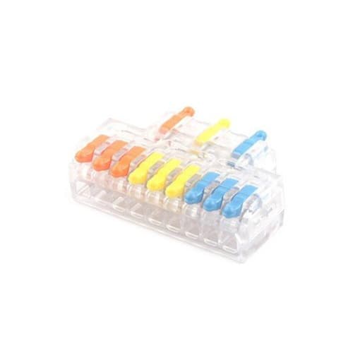 SPL-3-9 Lever Nut Wire Connector - 3 In 9 Out Compact Splicing Terminal thumbnail 2