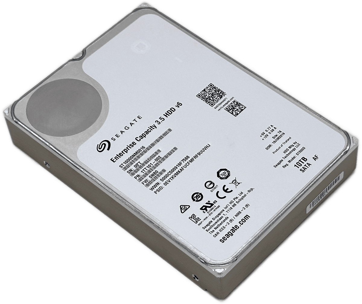 10TB Seagate Enterprise Capacity Helium V.6  HDD 3.5" SATA Hard Drives – Free Installation with Any CCTV Kit or Package -Ideal for 24/7 continuous recording
