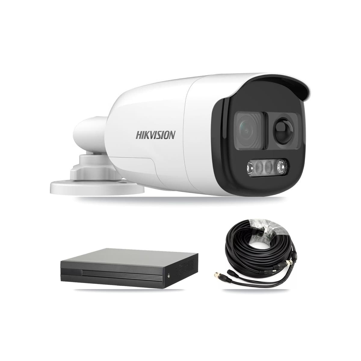 Hikvision 4-Channel 5MP CCTV Kit — 4 DS-2CE12KF3T Bullet Cameras + 2TB Recording (XVR-3104HS Recorder) - Image 1