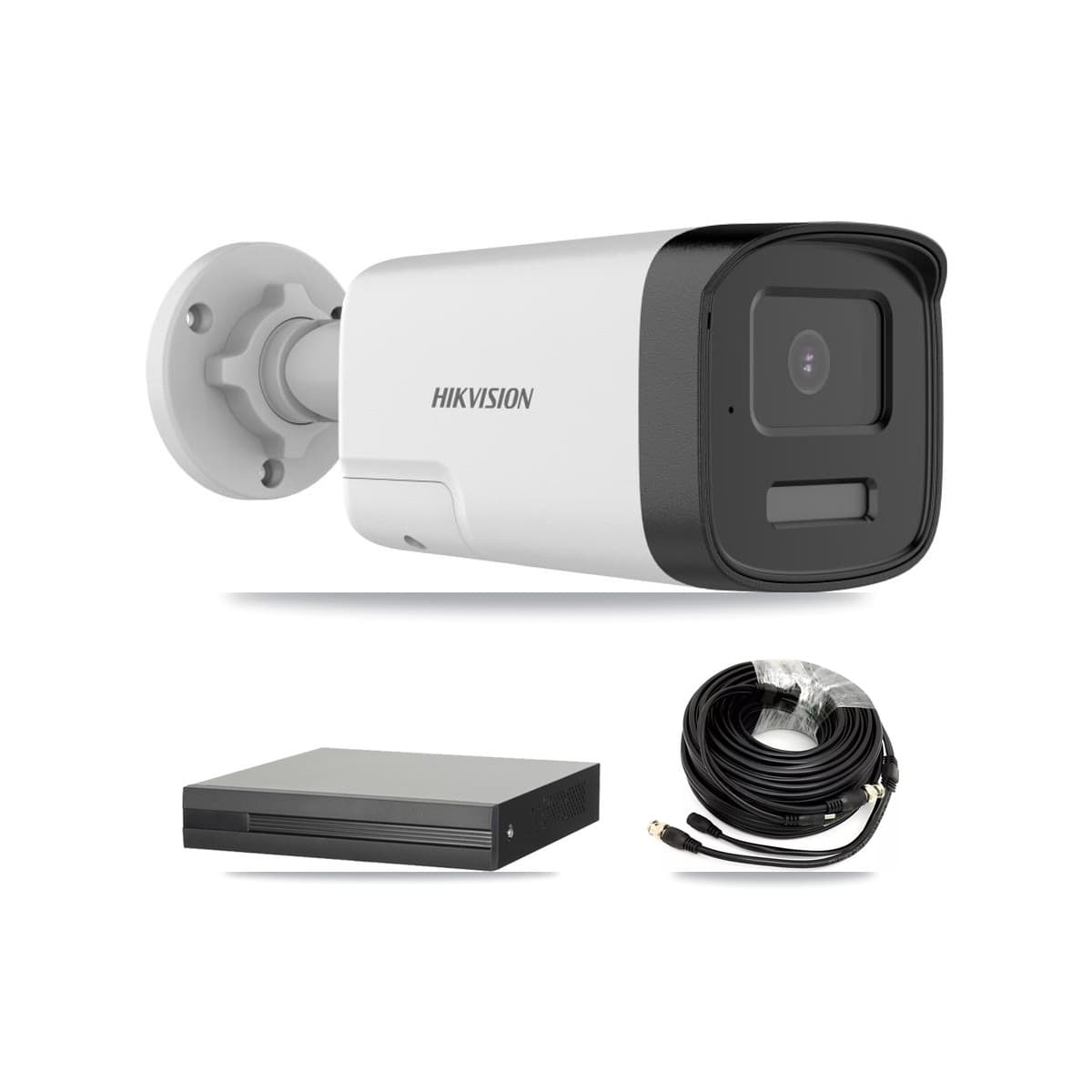 Hikvision 8-Channel 5MP CCTV Kit — 4 DS-2CE17K0T Bullet Cameras + 2TB Recording (XVR-3108HS Recorder) - Image 1