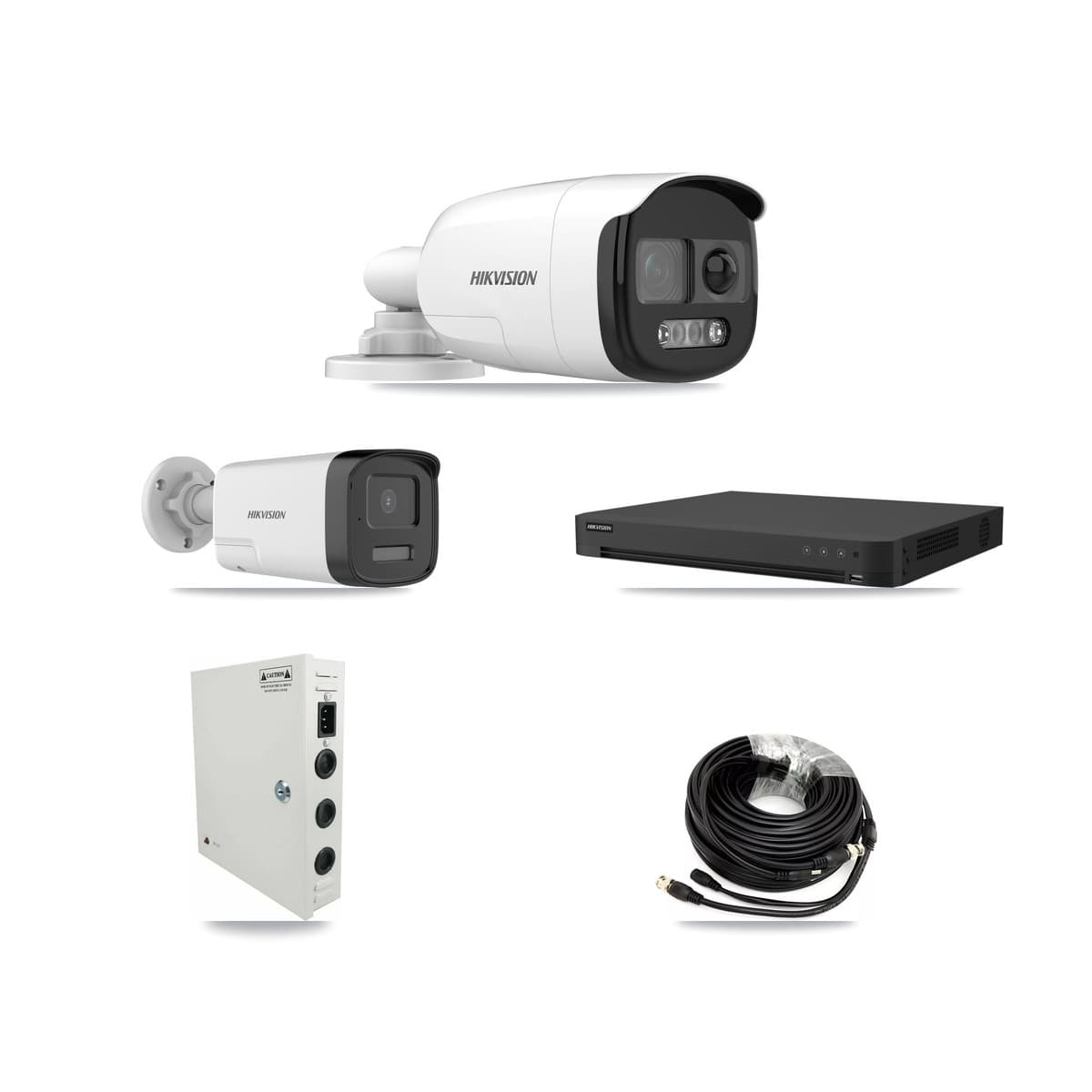 Hikvision 32-Channel 5MP CCTV Kit — 17 DS-2CE12KF3T + 8 DS-2CE17K0T Bullet Cameras + 8TB Recording - Image 1