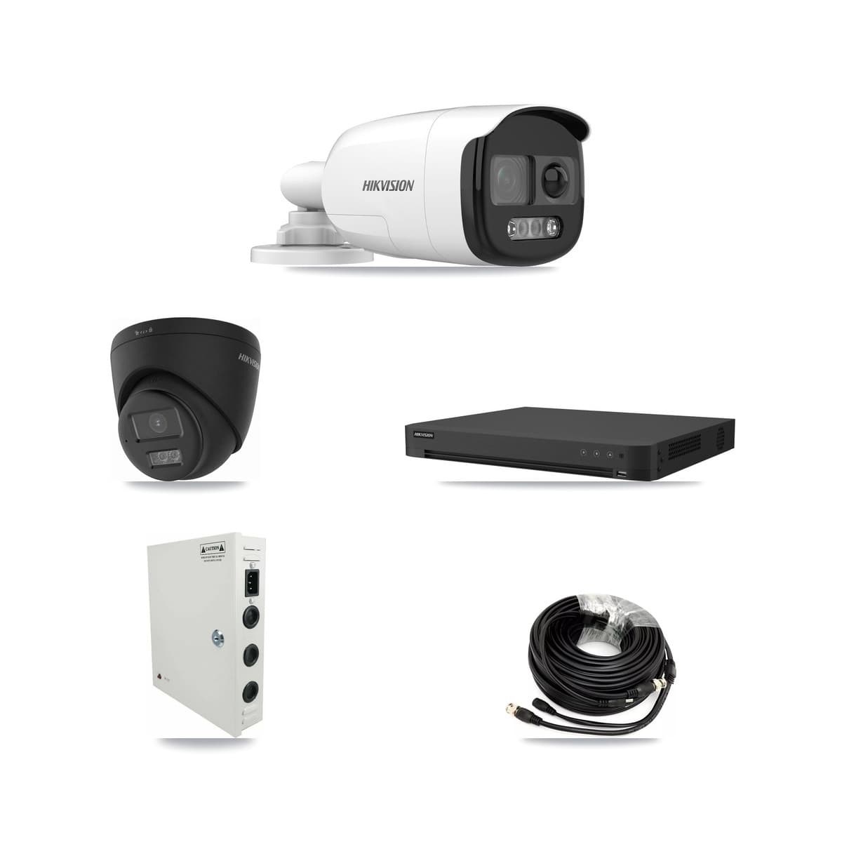 Hikvision 16-Channel 5MP – 4K CCTV Kit — 10 5MP Bullet + 5 Black 4K Turret Cameras + 8TB Recording - Image 1