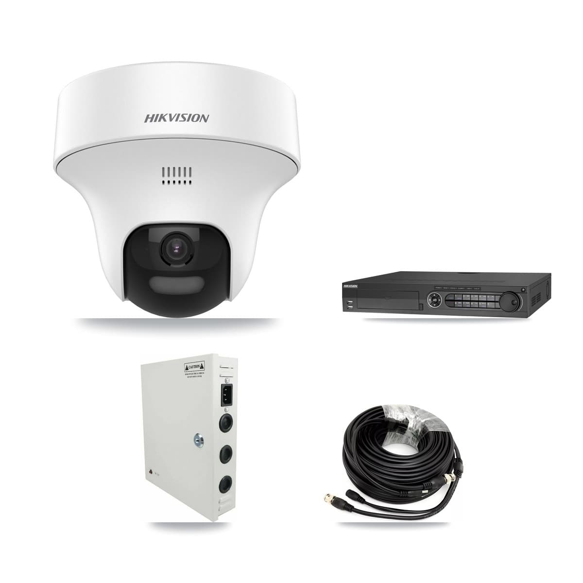 Hikvision 32-Channel 5MP CCTV Kit — 22 DS-2CE70K0T Turret Cameras + 2× 8TB Recording (IDS-7332HUHI Recorder) - Image 1