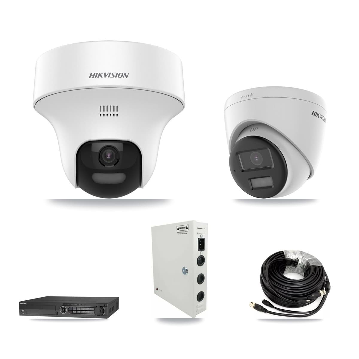 Hikvision 32-Channel 5MP CCTV Kit — 25 DS-2CE70K0T + 1 DS-2CE78K0T Turret Cameras + 4× 8TB Recording (IDS-7332HUHI Recorder) - Image 1