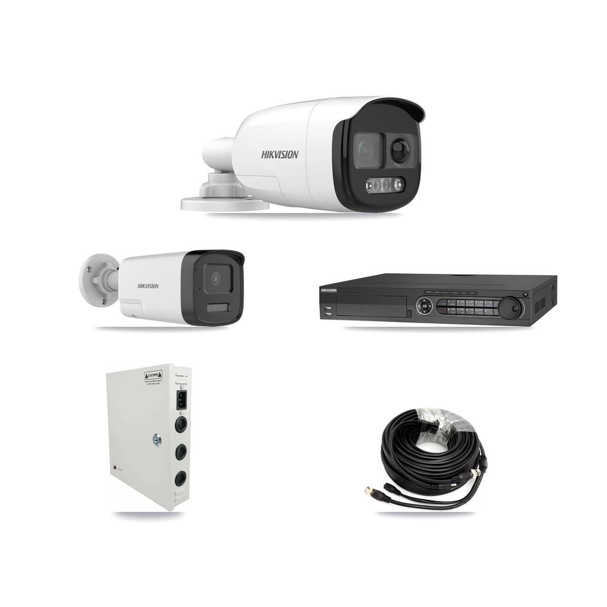 Hikvision 32-Channel 5MP CCTV Kit — 23 DS-2CE12KF3T + 1 DS-2CE17K0T Bullet Cameras + 4× 8TB Recording (IDS-7332HUHI Recorder) - Image 1
