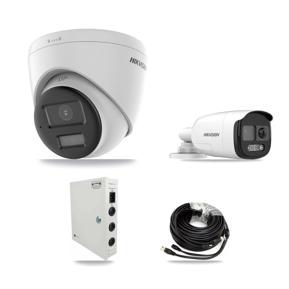 Hikvision 32-Channel 5MP – 4K CCTV Kit — 5 5MP Bullet + 10 4K Turret Cameras + 4× 8TB Recording - Image 1