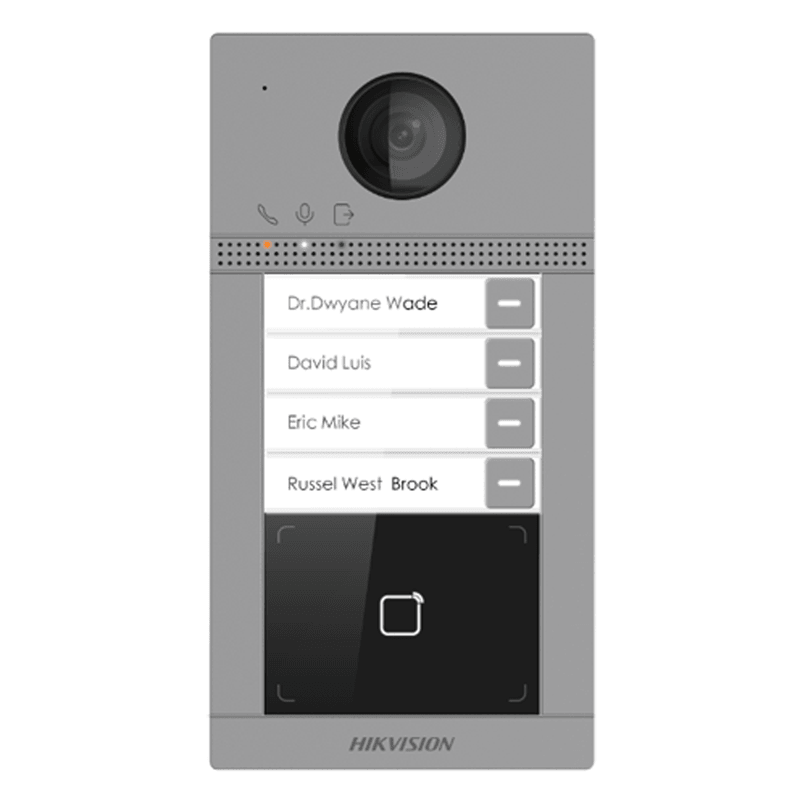 Hikvision DS-KV8413-WME1 4 Button IP Video Intercom Door Station