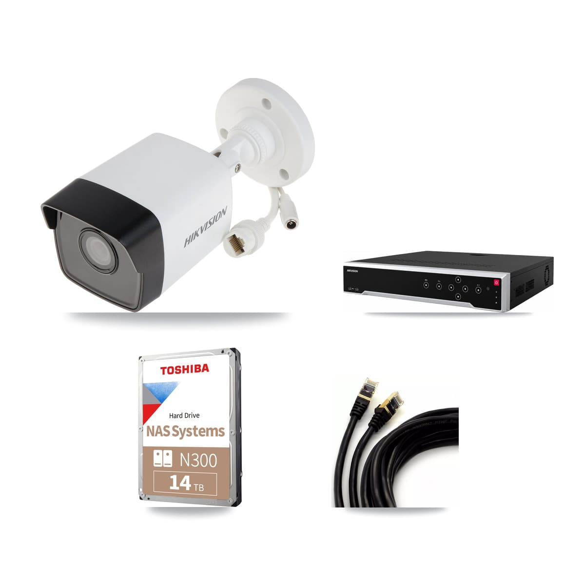 Hikvision 32-Channel 5MP CCTV Kit — 12 Bullet Cameras + 14TB Recording - Image 1