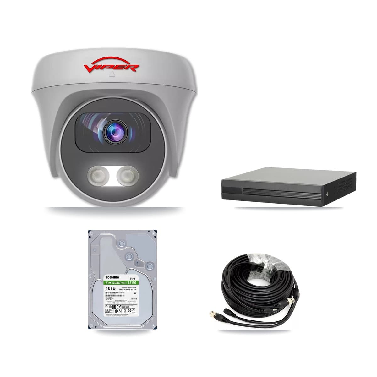 Viper 8-Channel 5MP CCTV Kit — 8 Cameras + 10TB Recording - Image 1