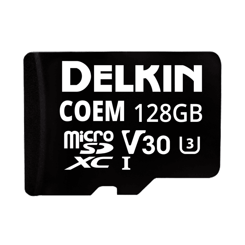 Delkin 128GB Micro SD Card TF - High-Speed Storage for Smartphones, Cameras & Devices - Manufacturer Product Number~: USDCOEM-128GB