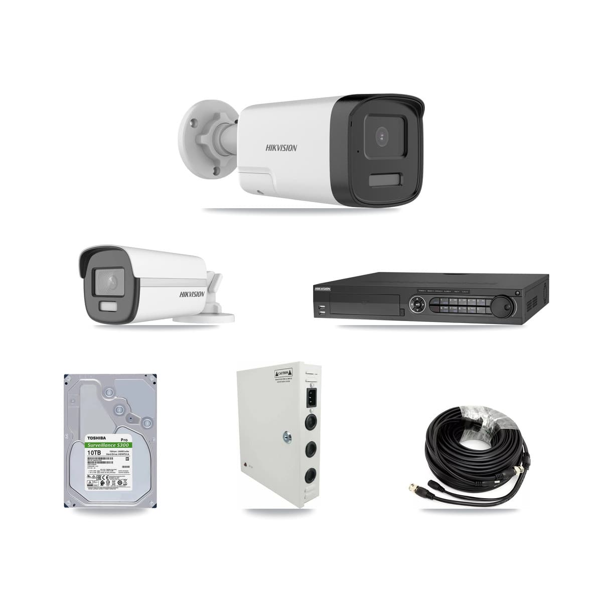 Hikvision 32-Channel 5MP – 4K CCTV Kit — 1 4K + 30 5MP Bullet Cameras + 4× 10TB Recording - Image 1