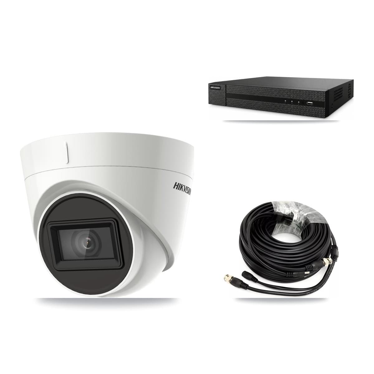 Hikvision 8-Channel 4K CCTV Kit — 4 DS-2CE78U1T Turret Cameras + 3TB Recording - Image 1