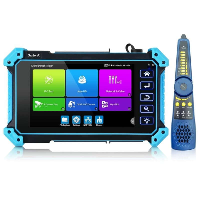 Rsrteng IPC-5100C Plus 5.4" CCTV Camera Tester IP TVI CVI AHD CVBS