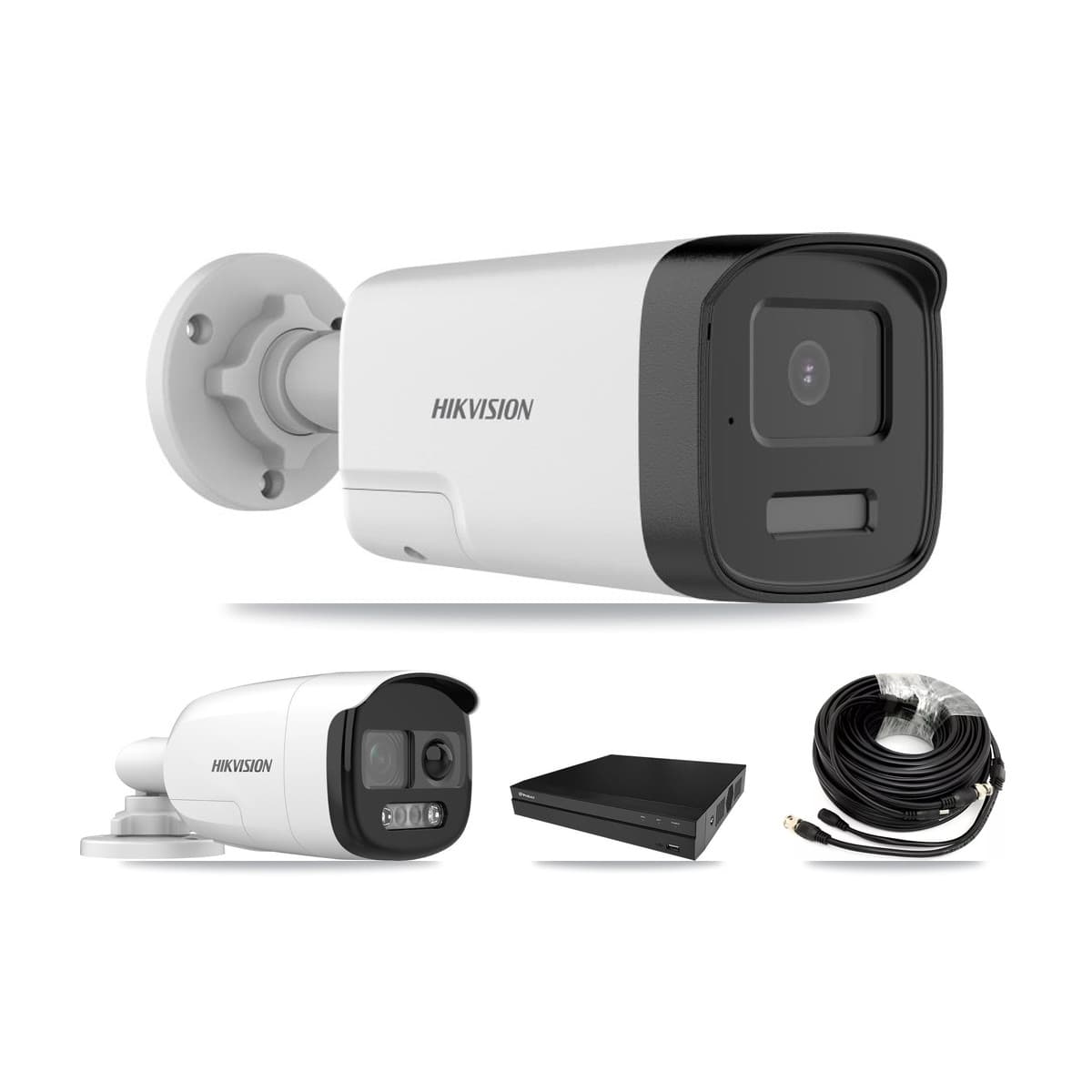 Hikvision & Prolux 8-Channel 5MP CCTV Kit — 2 DS-2CE12KF3T + 4 DS-2CE17K0T Bullet Cameras + 8TB Recording - Image 1