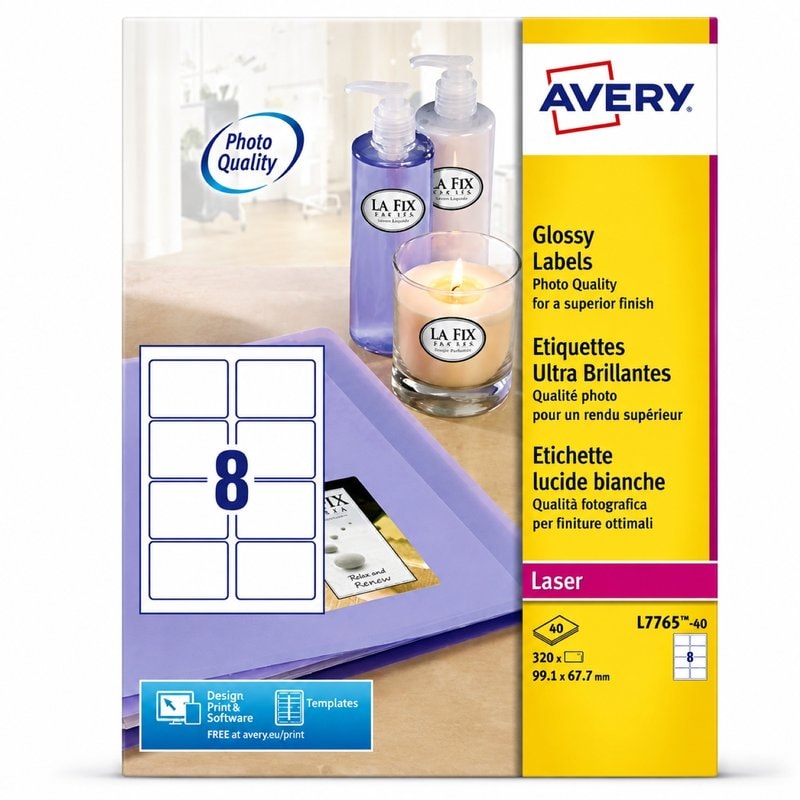 AVERY-Multipurpose-Labels-105x74mm-8-PER-SHEET