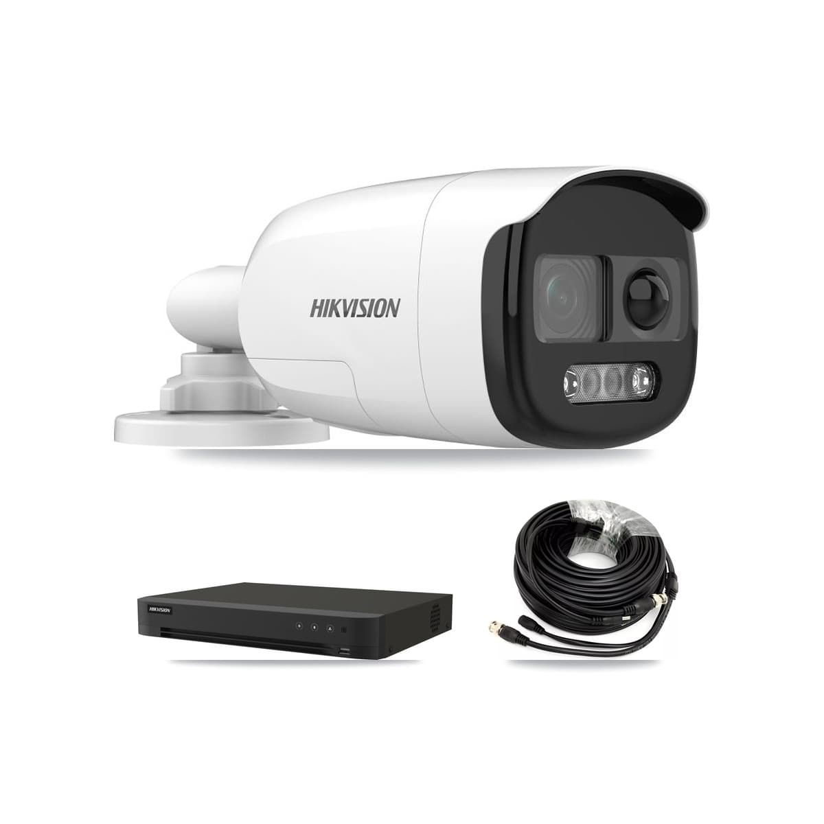Hikvision 8-Channel 5MP CCTV Kit — 4 DS-2CE12KF3T Bullet Cameras + 8TB Recording - Image 1