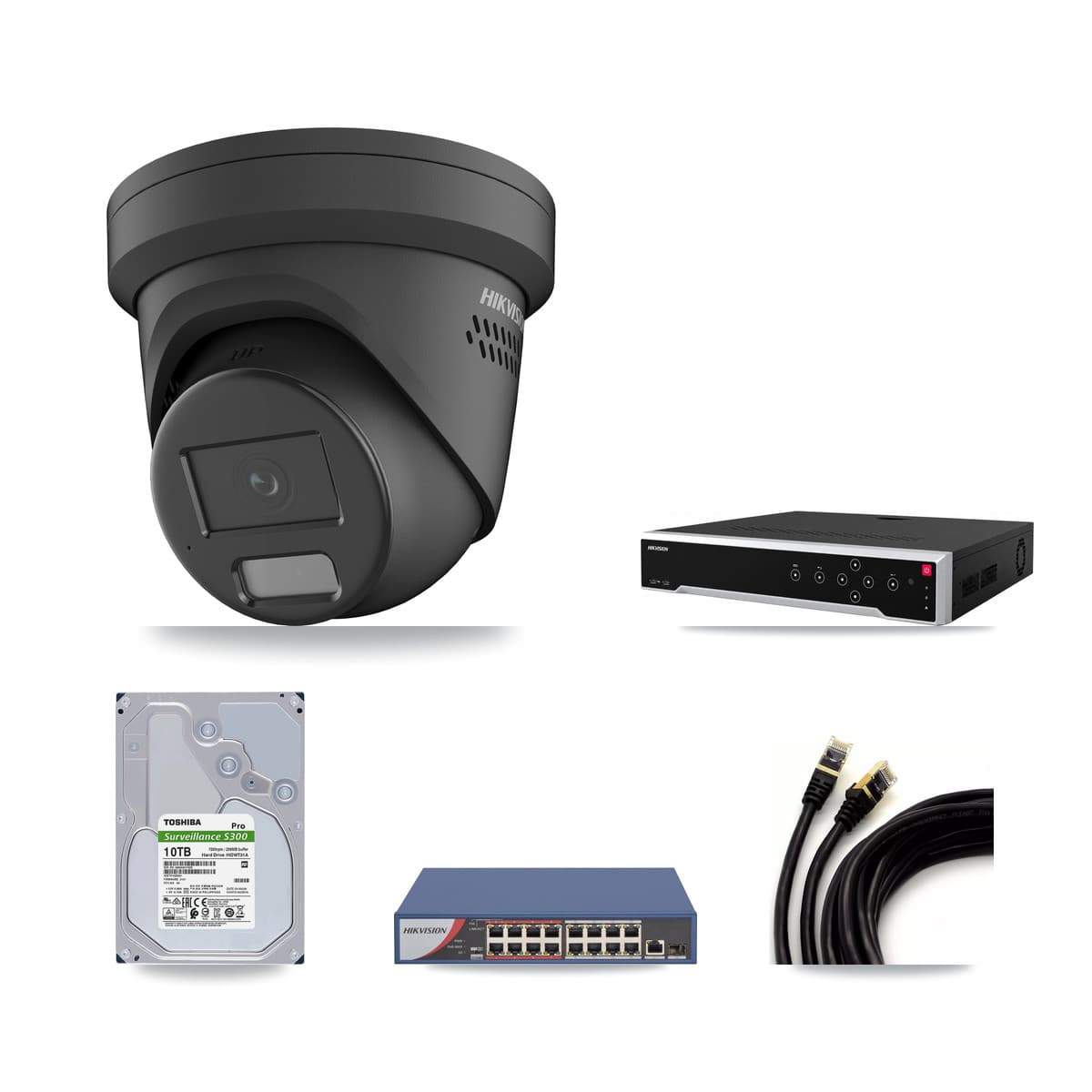 Hikvision 32-Channel 4MP CCTV Kit — 31 Turret Cameras + 4× 10TB Recording - Image 1