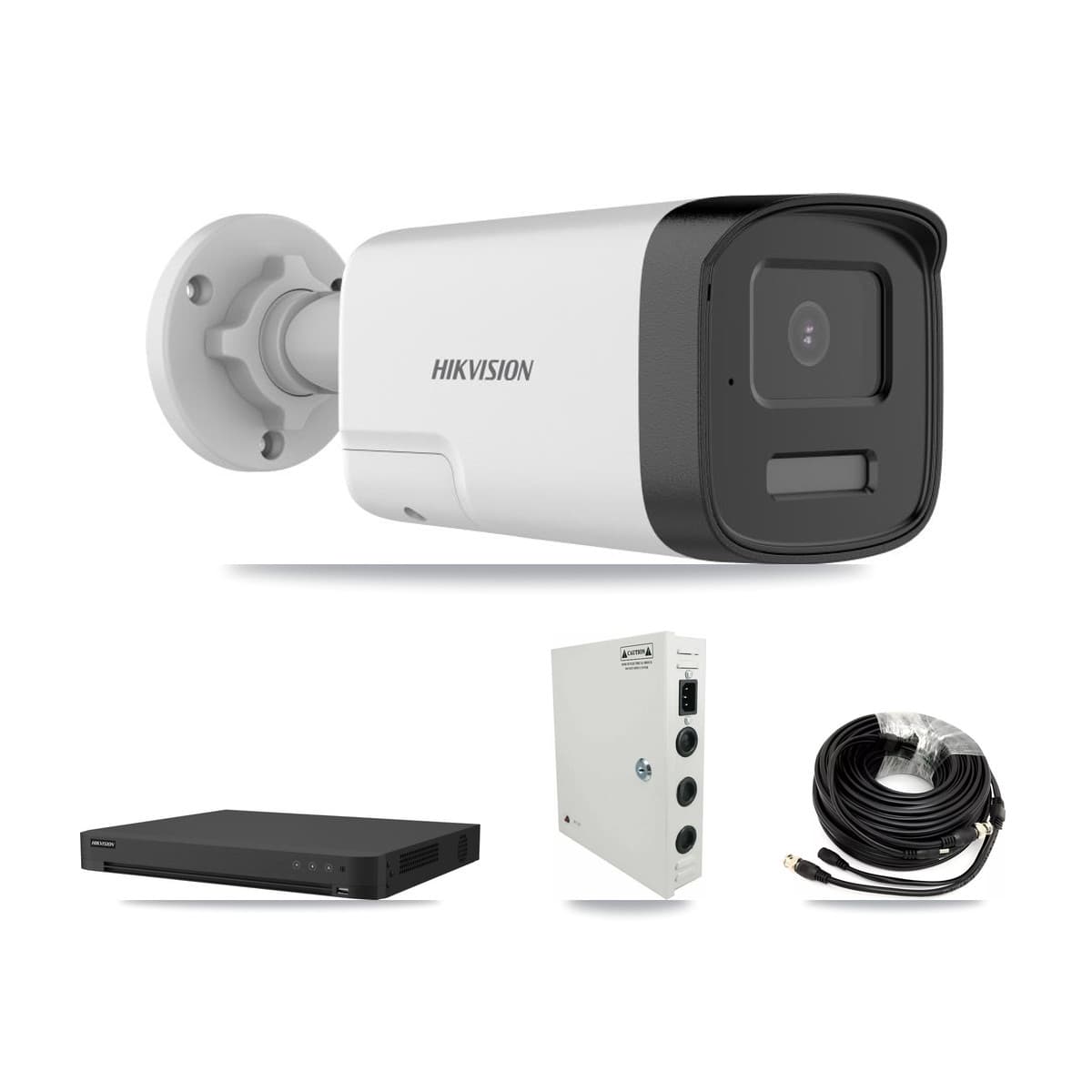 Hikvision 16-Channel 5MP CCTV Kit — 12 DS-2CE17K0T Bullet Cameras + 8TB Recording - Image 1