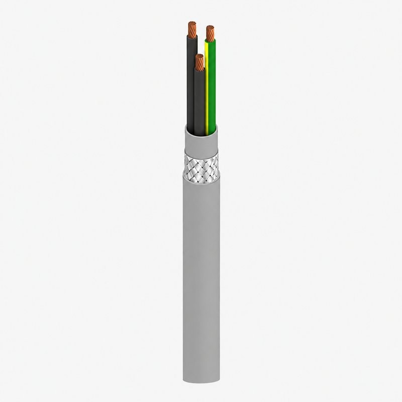Belden 73003WS Control Cable 3 Core Shielded PVC Grey Per Meter
