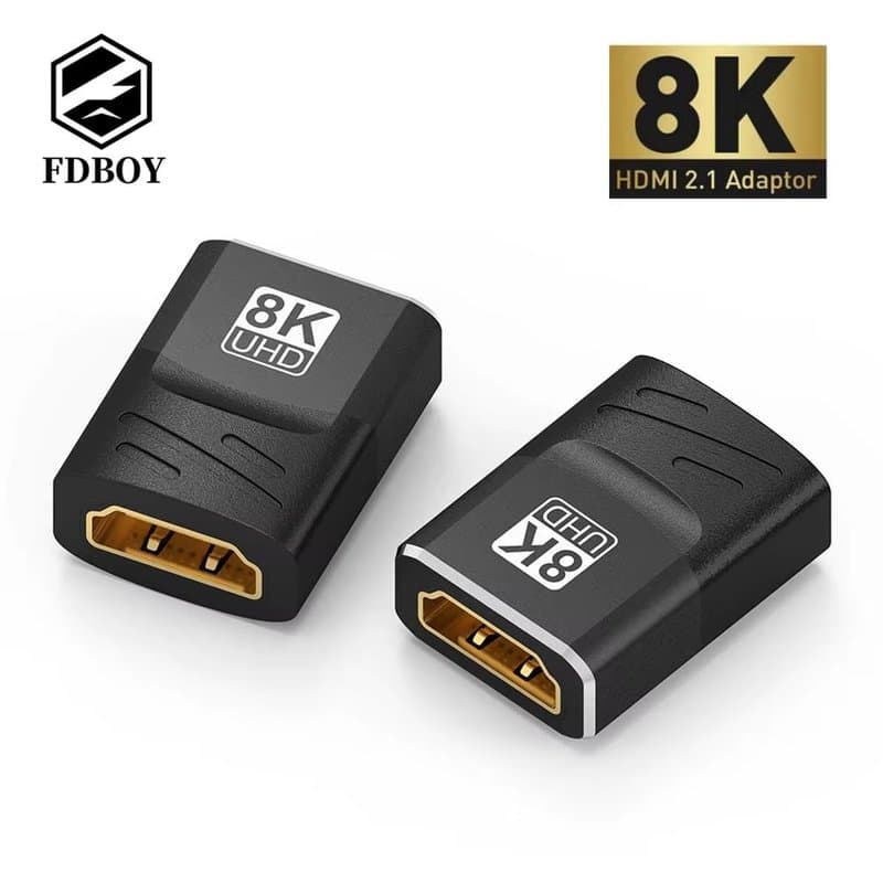 8K HDMI Extender F To F/M to F connector 8K60hz 4K@120/144hz HDMI2.1 For Monitor Display Laptop PS4/3 PC TV Hdmi Cable Extens - Image 1