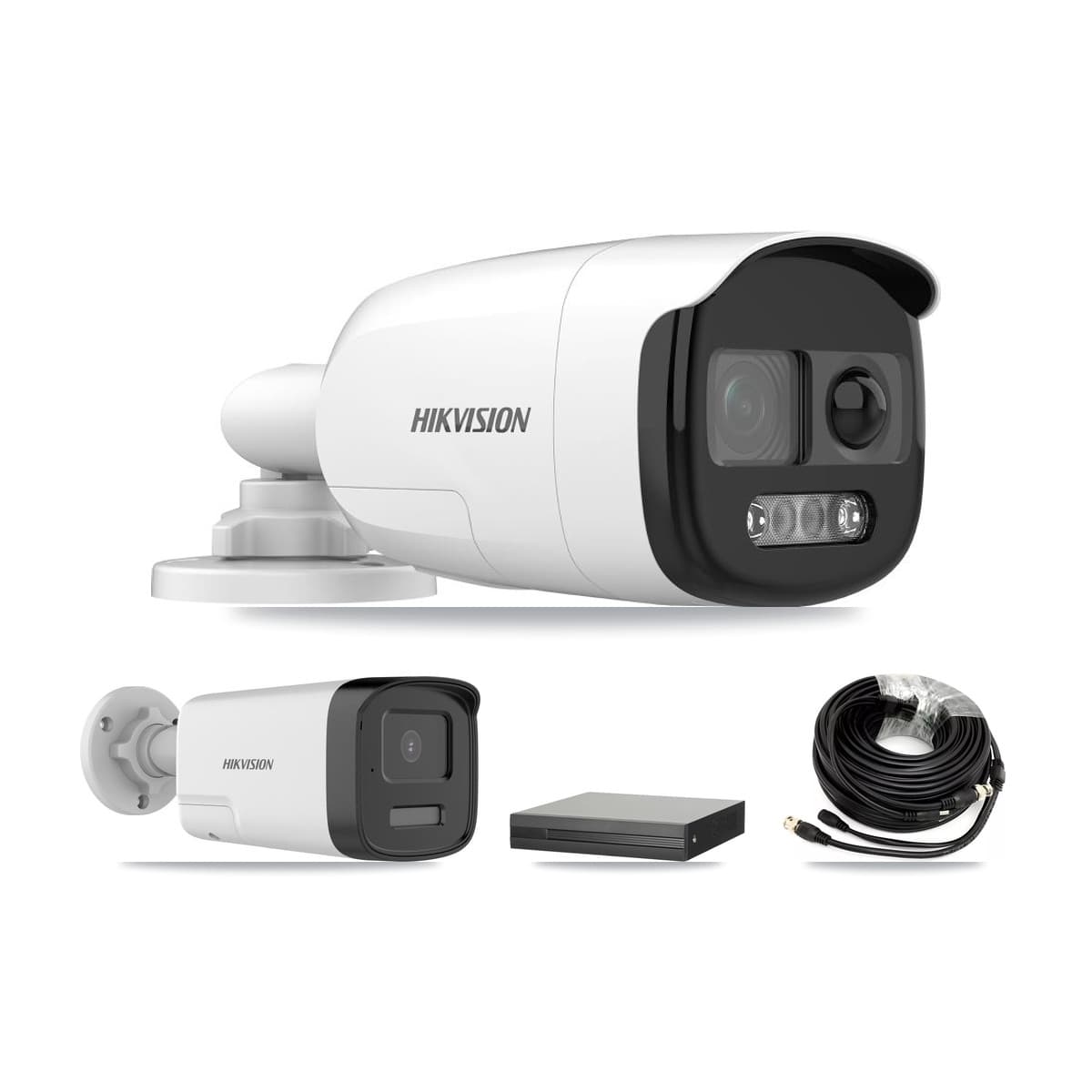 Hikvision 8-Channel 5MP CCTV Kit — 5 DS-2CE12KF3T + 1 DS-2CE17K0T Bullet Cameras + 8TB Recording (XVR-3108HS Recorder) - Image 1