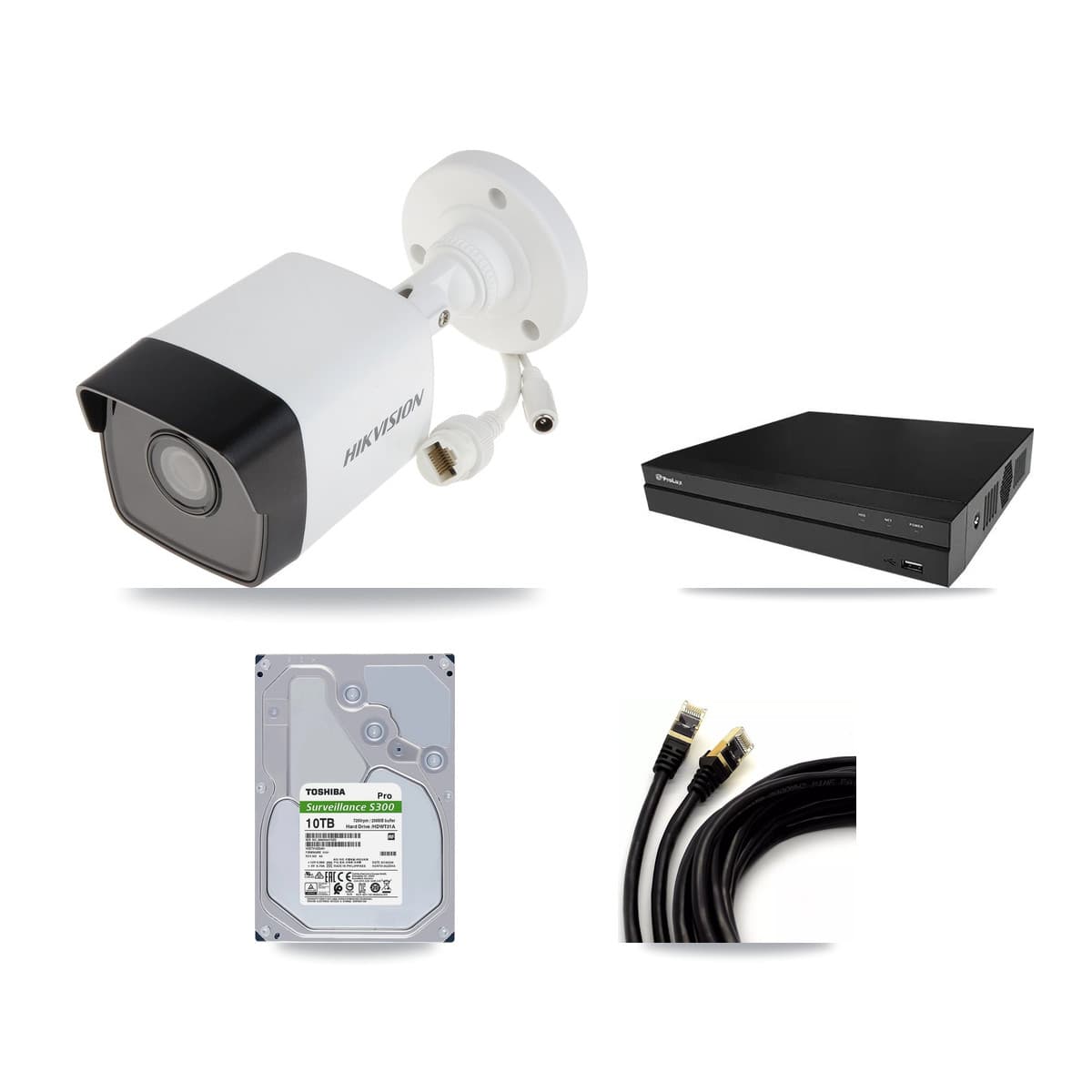 Hikvision & Prolux 8-Channel 5MP CCTV Kit — 6 Bullet + 1 Dome Cameras + 10TB Recording - Image 1