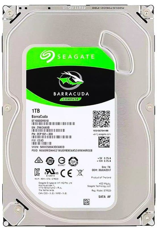Seagate 1TB - HDD 3.5" SATA Hard Drives – Free Installation with Any CCTV Kit or Package -Ideal for 24/7 continuous recording