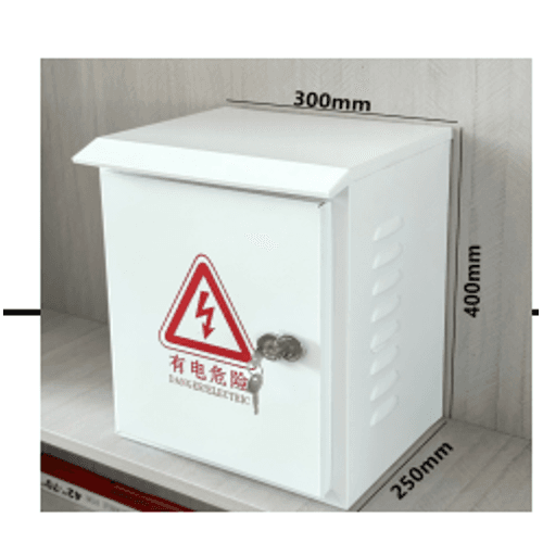 IPBOX Metal CCTV Enclosure 400×300×160mm White