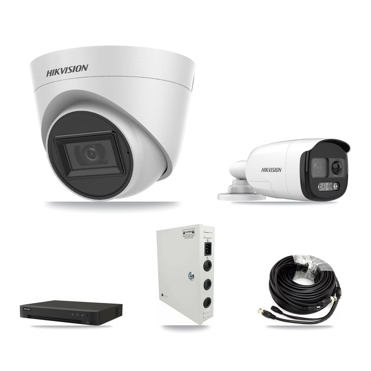 Hikvision 16-Channel 5MP CCTV Kit — 3 Bullet + 6 Turret Cameras + 3TB Recording - Image 1