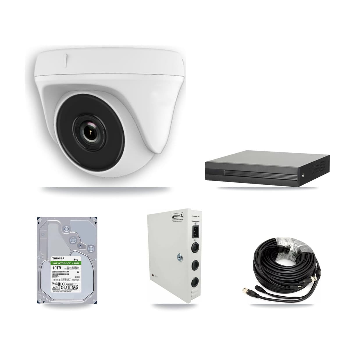 16-Channel 2MP CCTV Kit — 16 Dome Cameras + 10TB Recording - Image 1