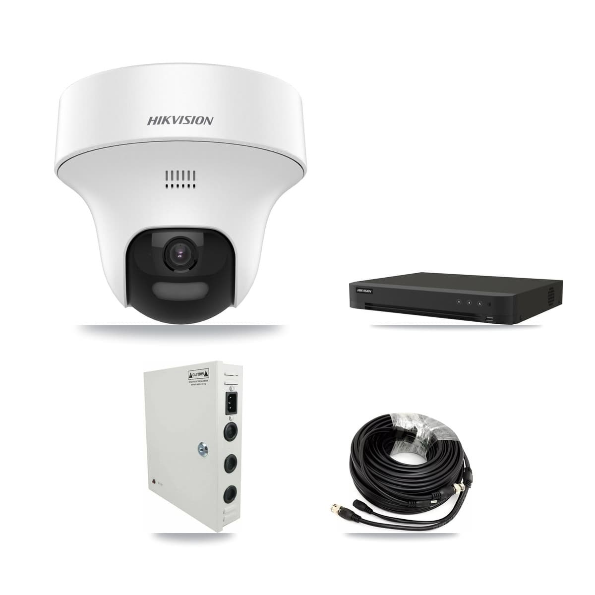 Hikvision 16-Channel 5MP CCTV Kit — 9 DS-2CE70K0T Turret Cameras + 8TB Recording (IDS-7216HQHI Recorder) - Image 1