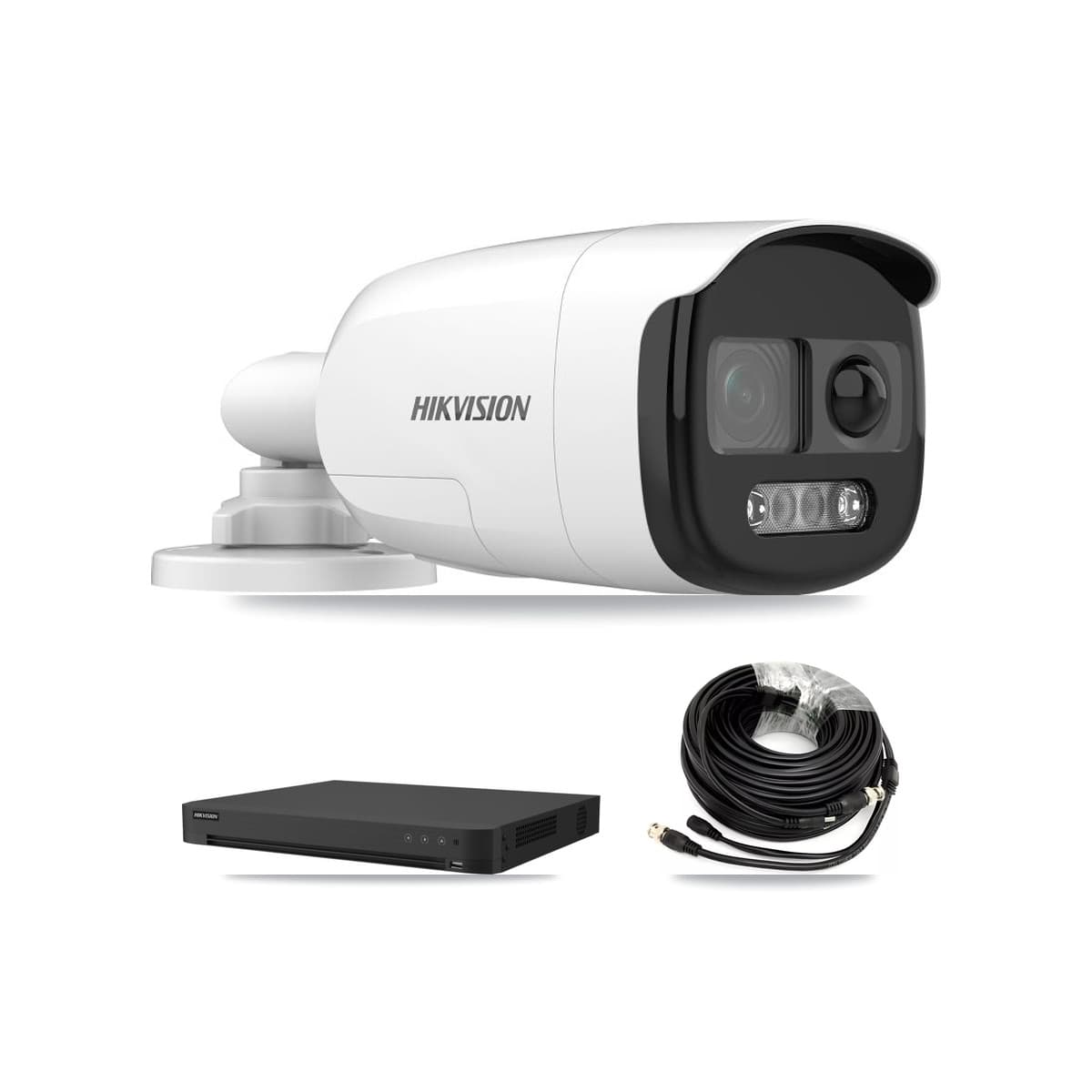 Hikvision 32-Channel 5MP CCTV Kit — 1 DS-2CE12KF3T Bullet + 1 DS-2CE70K0T Turret Cameras + 2TB Recording (IDS-7232HQHI Recorder) - Image 1