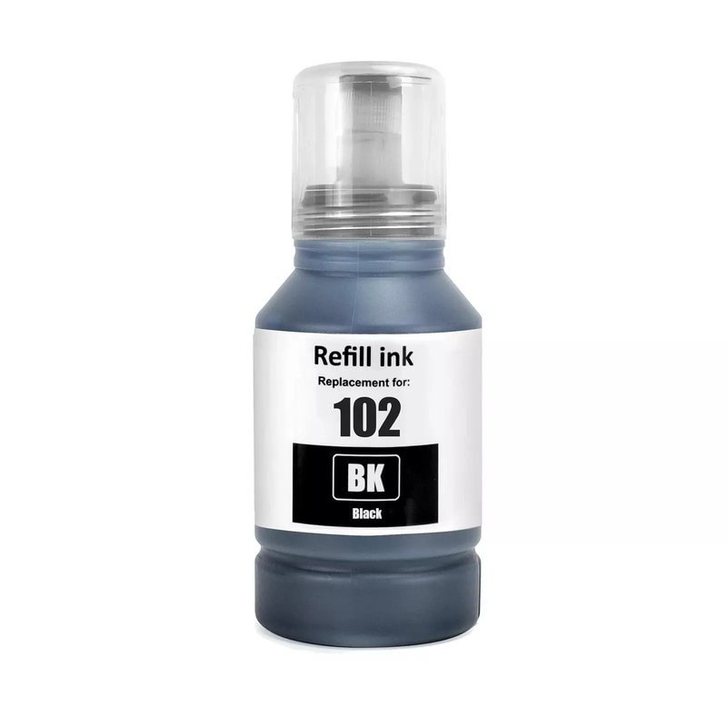 127ml Black Ink Bottle for Epson EcoTank ET-2750, ET-3700, ET-4750, ET-2700