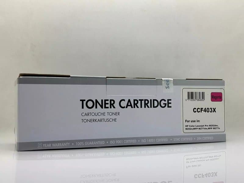 Lot of 201X Magenta Toner Cartridges - Compatible with HP LaserJet (CF403X)