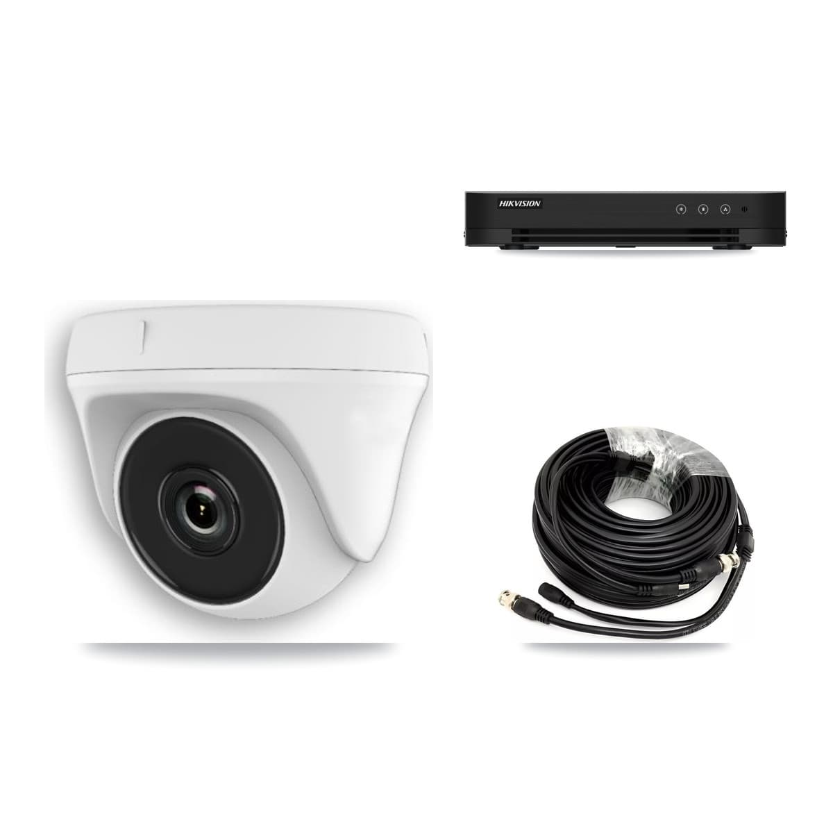 Hikvision 8-Channel 2MP CCTV Kit — 4 Dome Cameras + 3TB Recording - Image 1