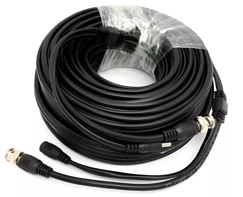 UKVISION RG59P-CABLE-30M CCTV BNC Video + DC Power Extension Lead 30m