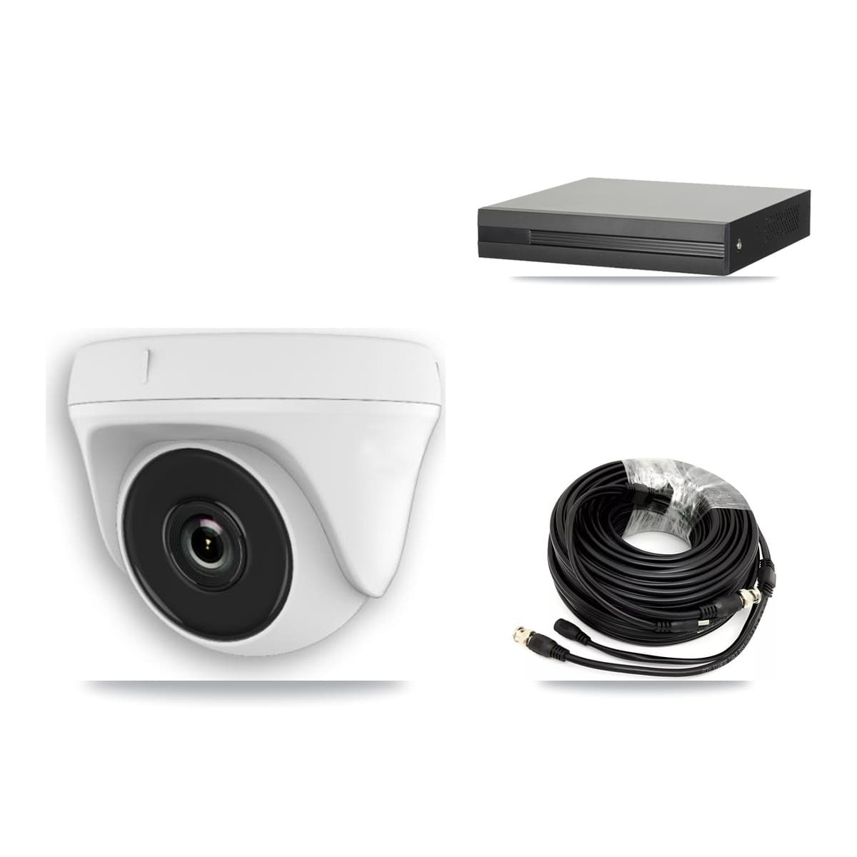 16-Channel 2MP CCTV Kit — 2 Dome Cameras + 3TB Recording - Image 1