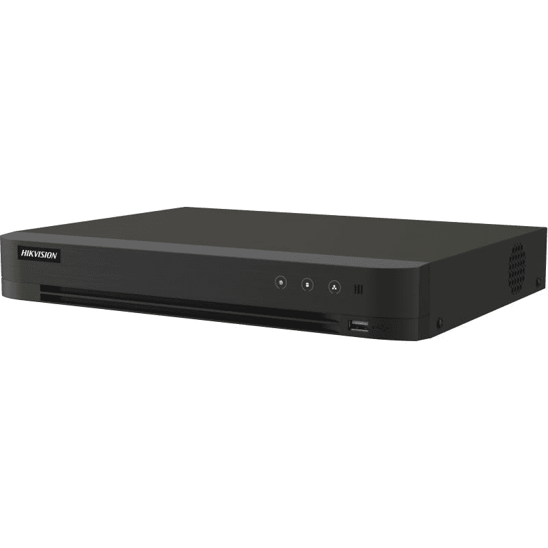 Hikvision 16-ch 5MP 1U H.265 AcuSense DVR - Image 1