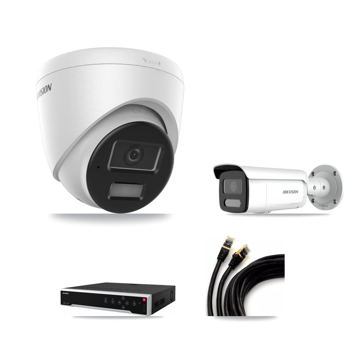 Hikvision 32-Channel 4MP CCTV Kit — 3 Turret + 3 Bullet Cameras + 8TB Recording - Image 1