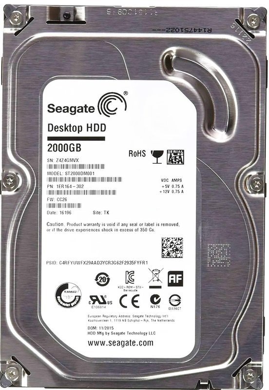 2TB - HDD 3.5" SATA Hard Drives – Free Installation with Any CCTV Kit or Package -Ideal for 24/7 continuous recording