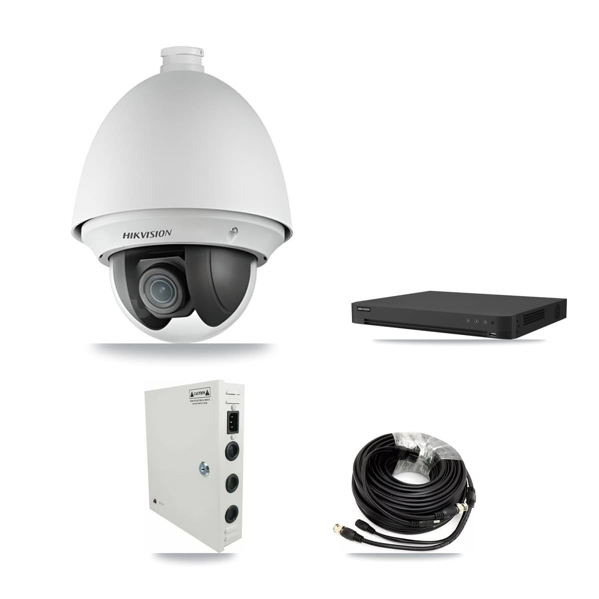 Hikvision 16-Channel 2MP CCTV Kit — 11 DS-2AE4225T PTZ Cameras + 8TB Recording (IDS-7216HUHI Recorder) - Image 1