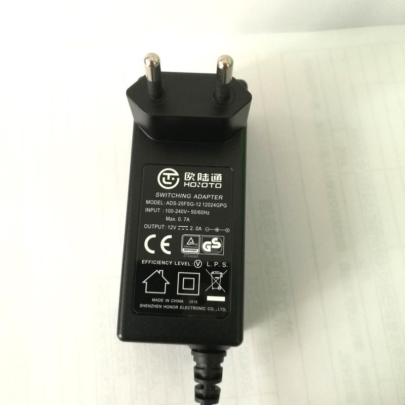 12V 1.5A DC Power Supply Adapter EU Plug 2.1mm CCTV PSU
