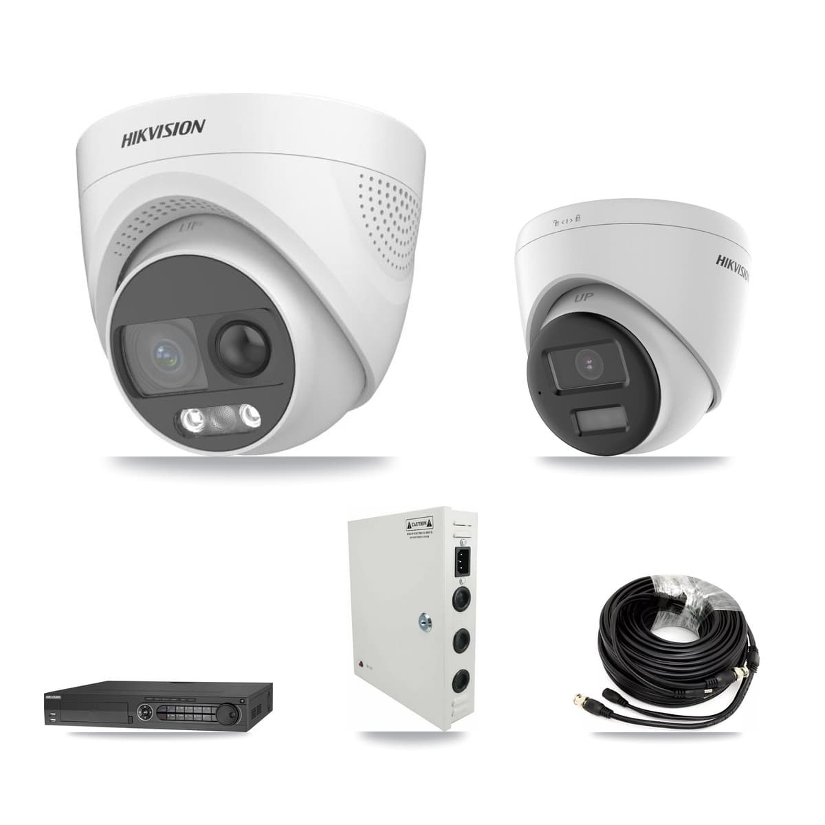 Hikvision 32-Channel 5MP CCTV Kit — 18 DS-2CE72KF3T + 8 DS-2CE78K0T Turret Cameras + 4× 8TB Recording - Image 1