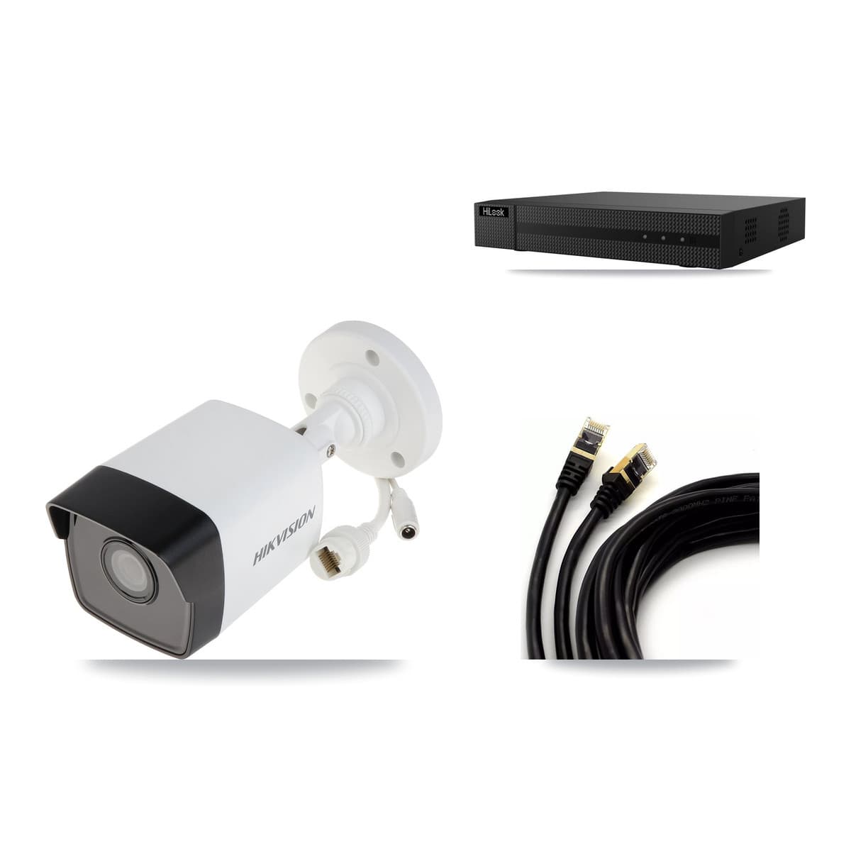 Hikvision & HiLook 8-Channel 5MP CCTV Kit — 1 Bullet Camera + 3TB Recording (NVR-108MH-D Recorder) - Image 1