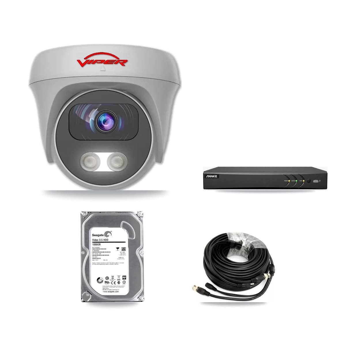 ANNKE 4-channel CCTV kit