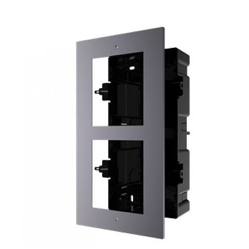 Hikvision DS-KD-ACF2 2-Module Bracket for Intercom Indoor and Outdoor use, Aviation Aluminum